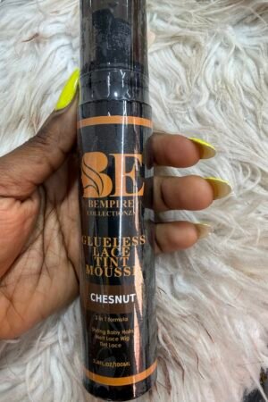 3 in 1 magic Tint Glueless hair moouse(Chesnut)