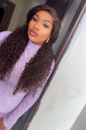 30” Brown Frontal Deep Curly (medium)