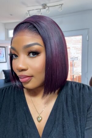 9” Cherry Bungundry Bob 9/6(medium)
