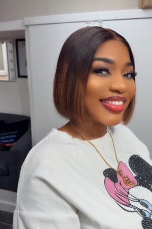 8” Dark Grey Tip Highlights 2/6 Bob(medium)