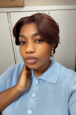 Brown Kingfu Closure Pixie (medium)