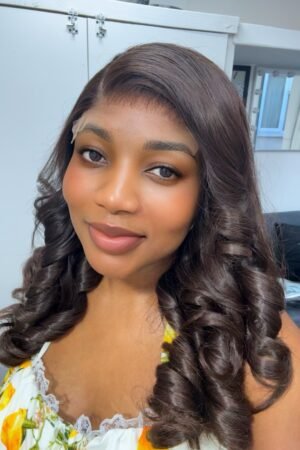 20” Brown Indian Layered Wavy 5/5(medium)
